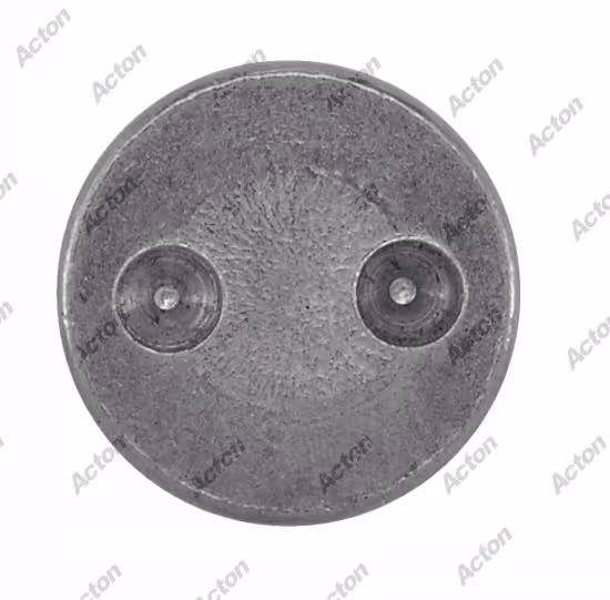 Countersunk head tamper-proof “snake eyes” sheet metal screw, A2 stainless steel, DIN type 3