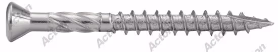 Raised countersunk head six-lobe decking screw AISI 410 Acton 2