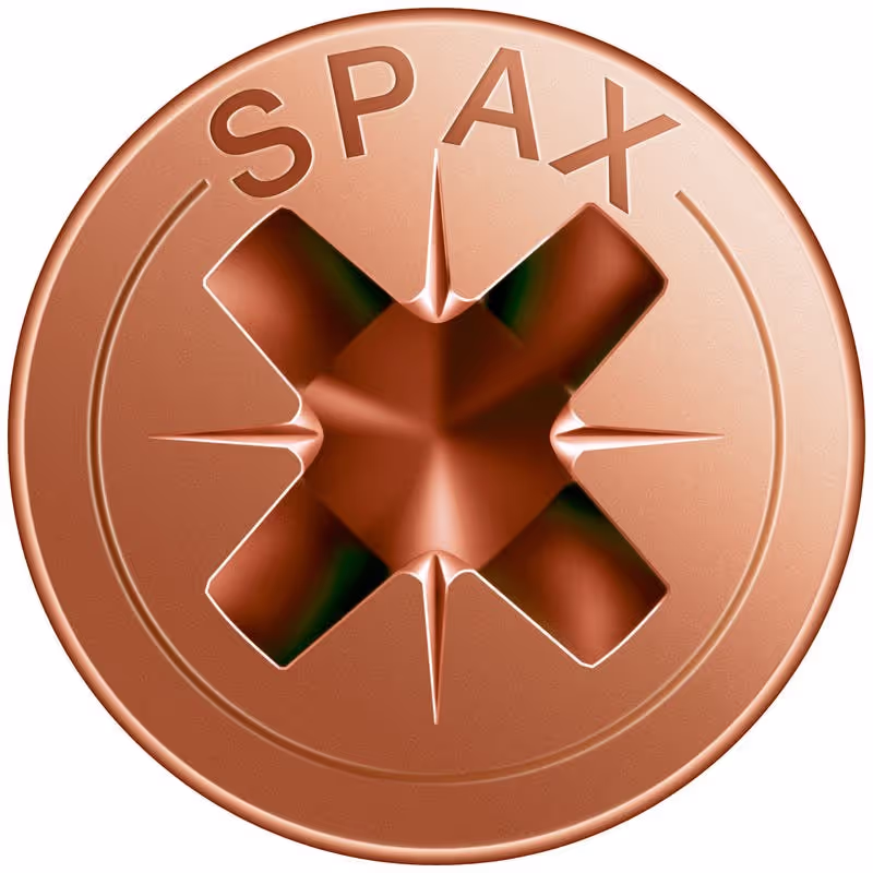 Vis universelle SPAX brunie tête fraisée Ø 3.5–5 mm 3