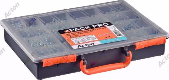 DIN 7504 M set, TC phillips self-drilling screws + + bits, steel 2