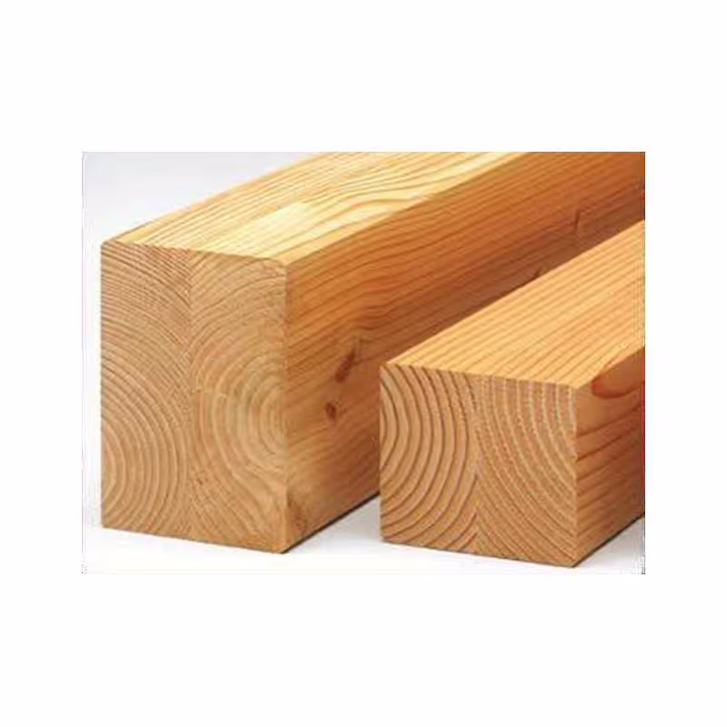 Laminated Timber Post / Rafter 90x90 Natural Douglas Fir Dried Planed C24 Grade in 13m 2