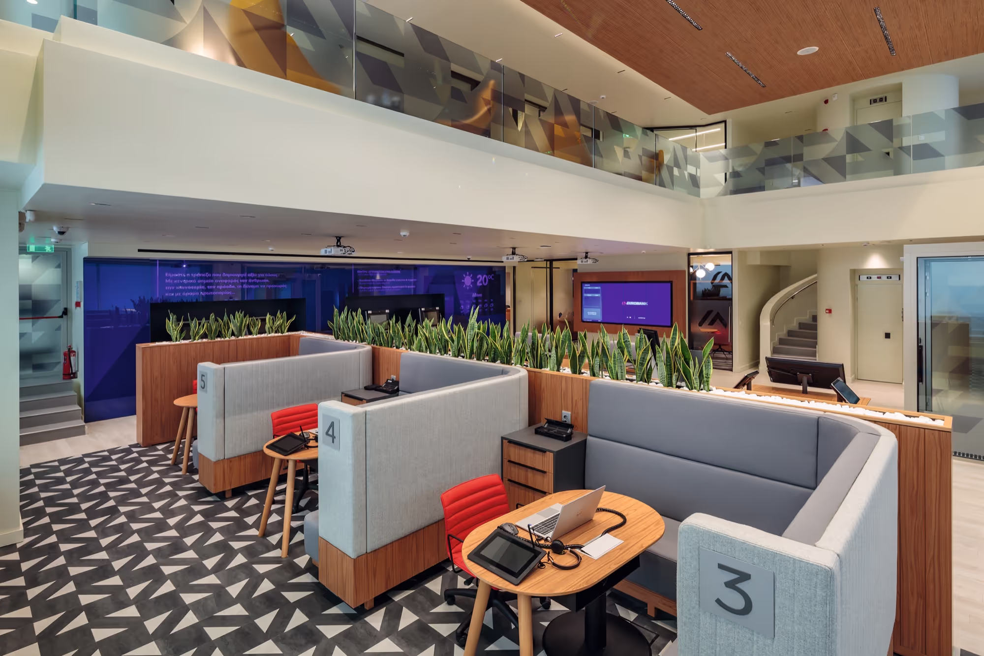 Bank renovation in Greece