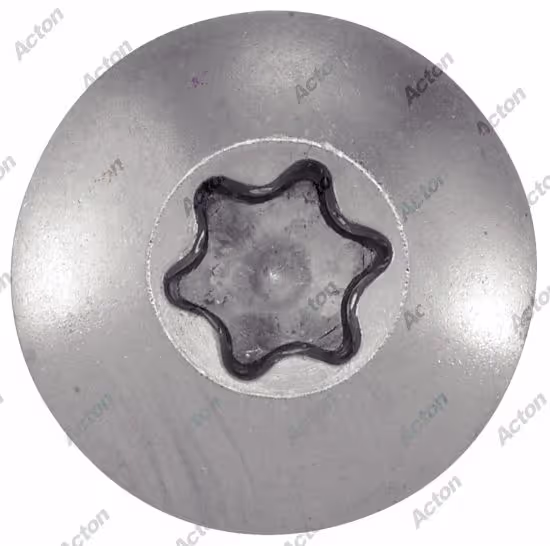 Hinge screw, large cylindrical head six-lobe, A4 stainless steel Acton 3