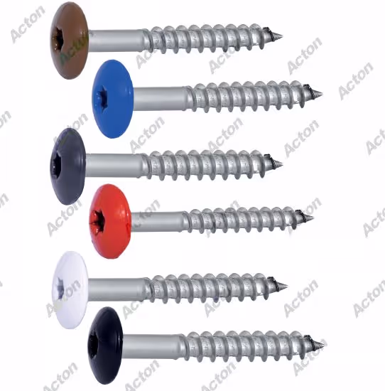 Facade screw, extra-large cylindrical head six-lobe, A2 stainless steel Acton 4