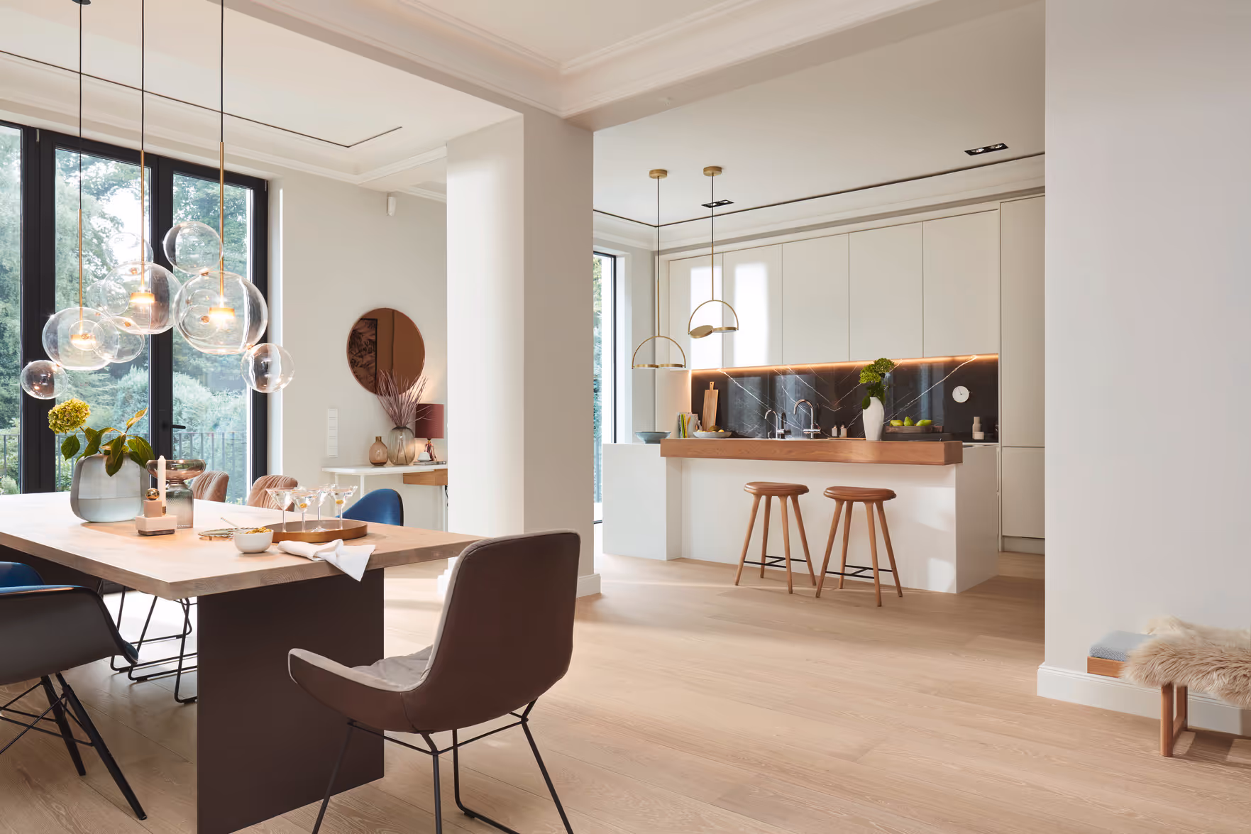 Lame de parquet contrecollé MEISTER Lindura HD 400 chêne Natural champagne oak 4