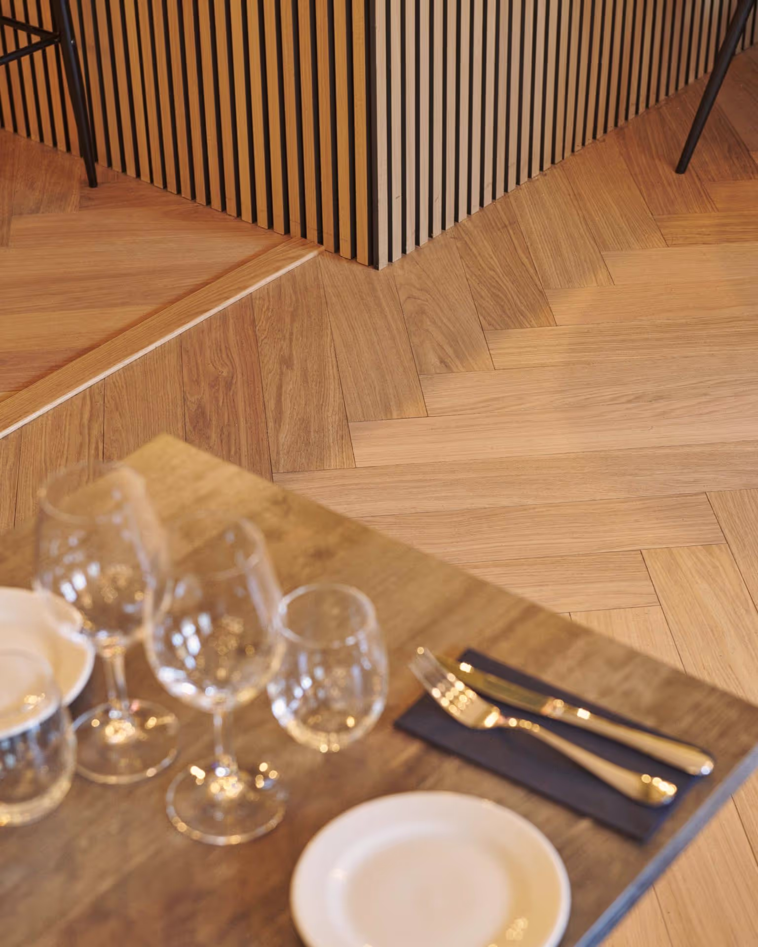 A modern, welcoming restaurant