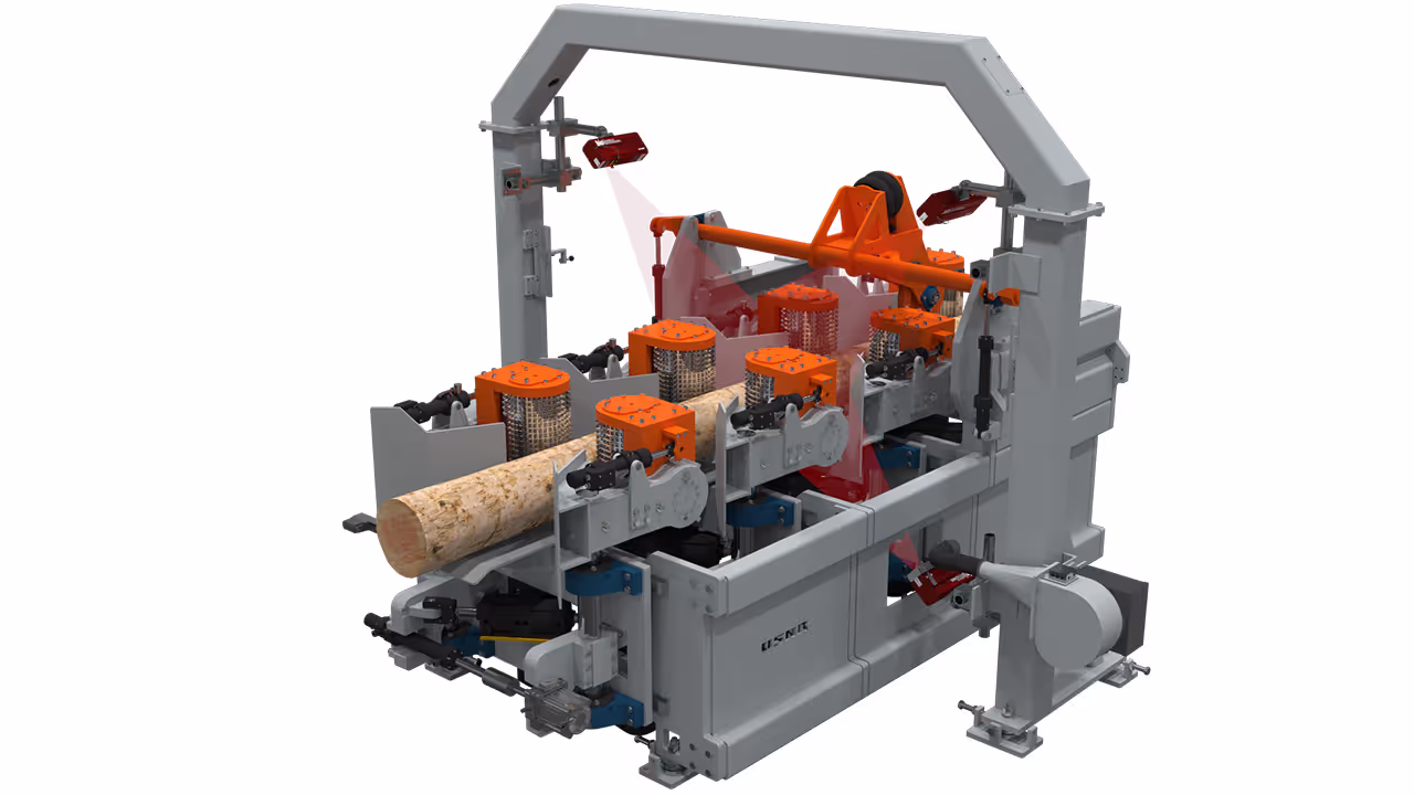 Log turning and positioning device 2