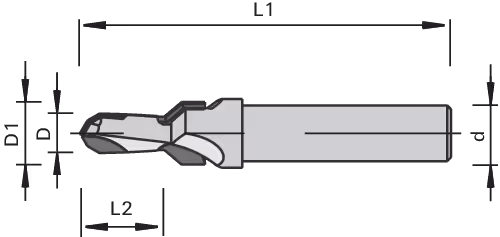 CD070 countersink 120/60+90 DP LEUCO 2