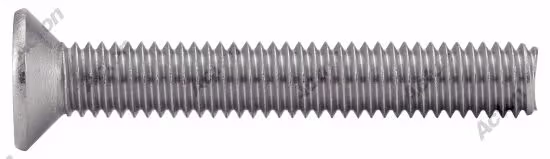 Countersunk head tamper-proof “snake eyes” machine screw, A2 stainless steel Acton 2