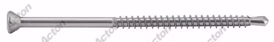 Cladding / decking screw, countersunk head six-lobe, A4 stainless steel Acton 2