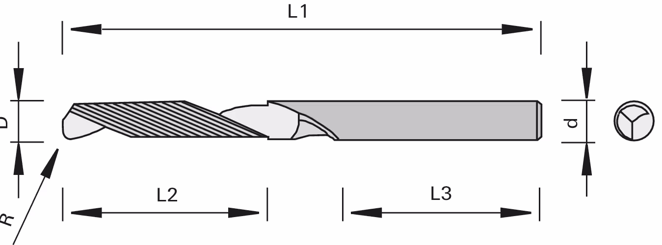 High-performance carbide shank cutters, VHW Cutters for 2