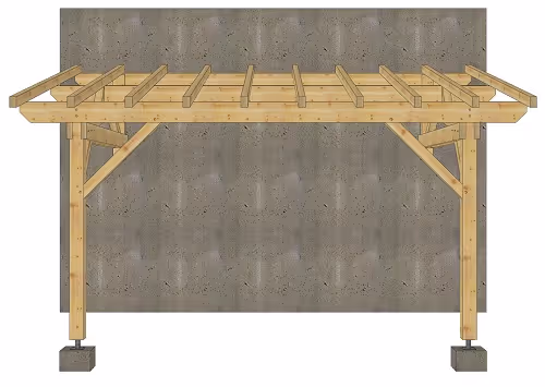 Carport en épicéa Chamechaude 5