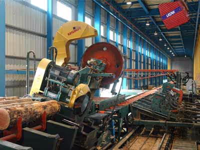 USNR headrig system (single band saw) 2