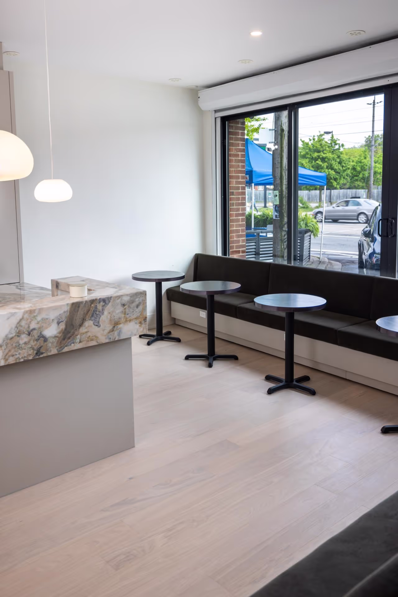 Energy meets durability in this yoga studio