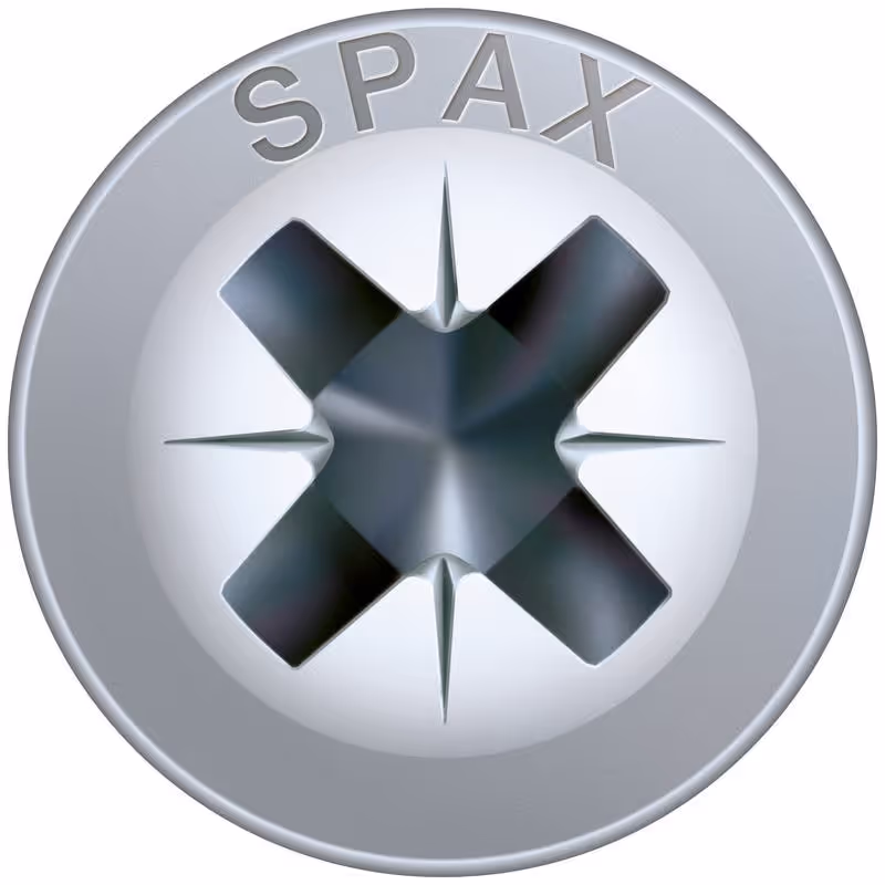 Vis universelle SPAX WIROX tête ronde large plate Ø 3–5 mm 3