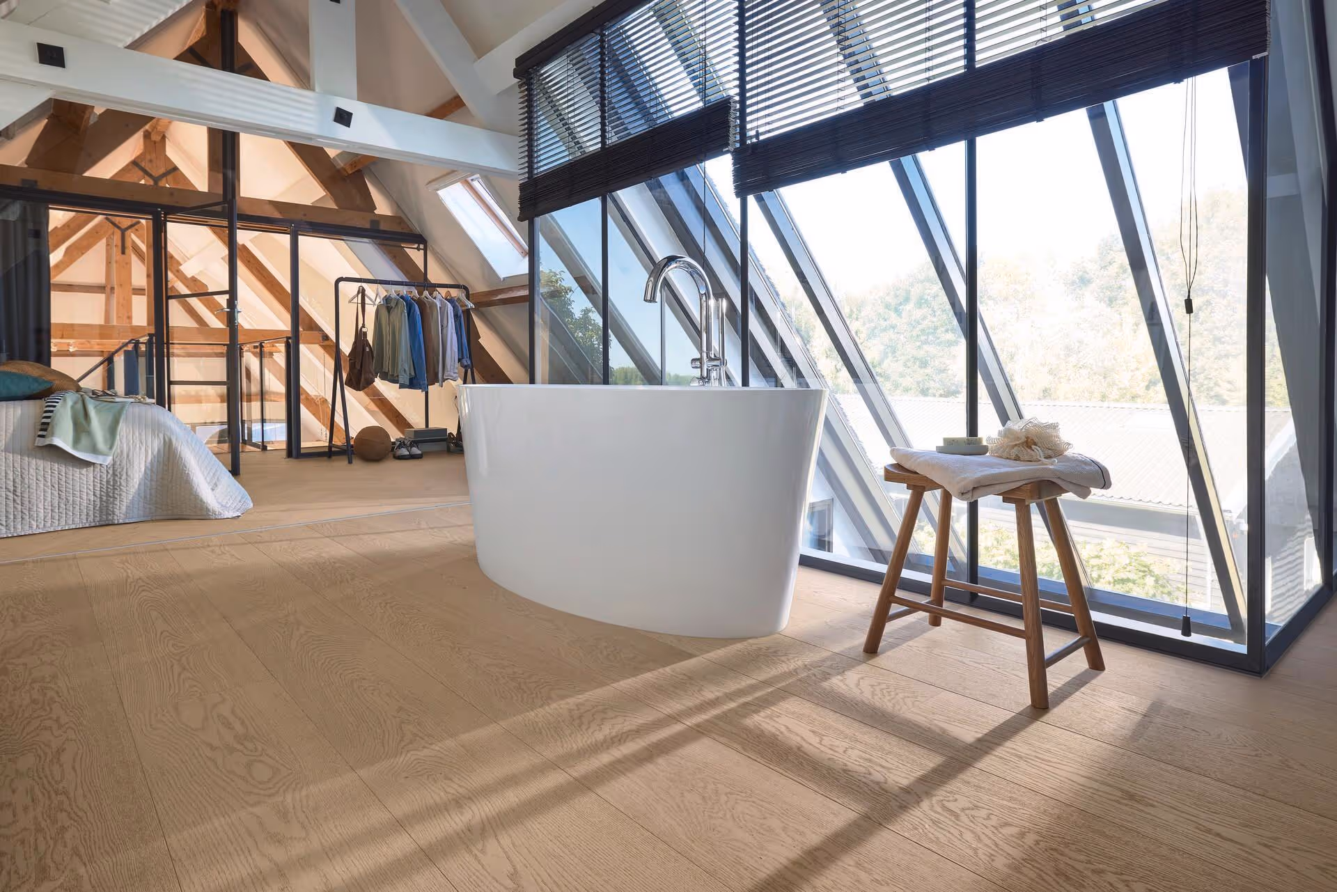 Lame de parquet contrecollé MEISTER Lindura HS 500 chêne Classic oak sand grey 4