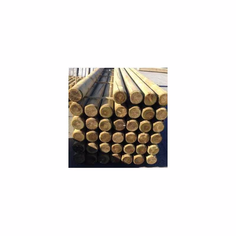 Machined Timber Pole Pine Pressure-Treated Class 4 Diameter 120mm 1.5m 4