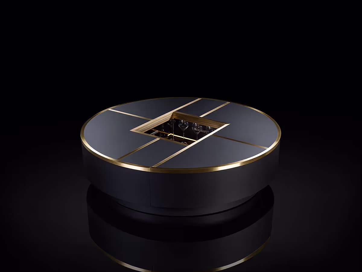 Dom Pérignon table – Silverlining & Kravitz Design
