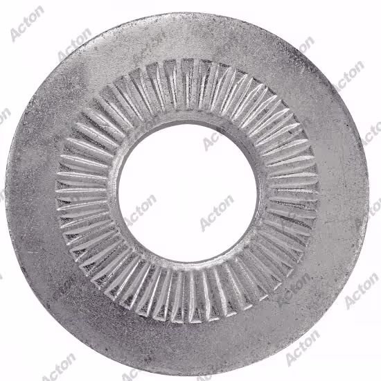 “Contact” washer, wide series, white zinc-plated steel, NFE 25511 Acton 2