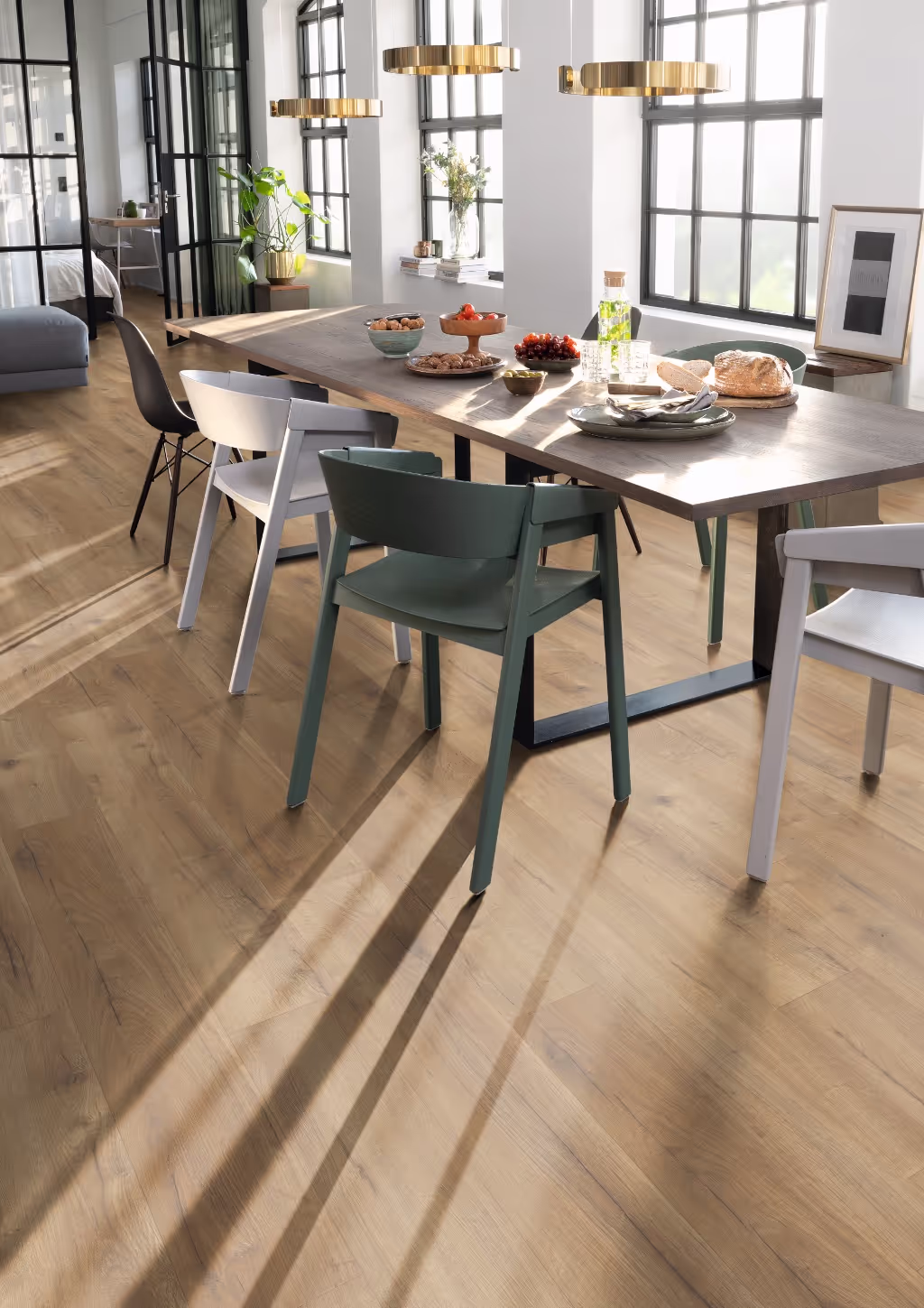 Lame de sol stratifié EGGER Honey Loja Oak 2