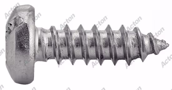 Cylindrical head square recess slotted sheet metal screw form C, A2 stainless steel 2
