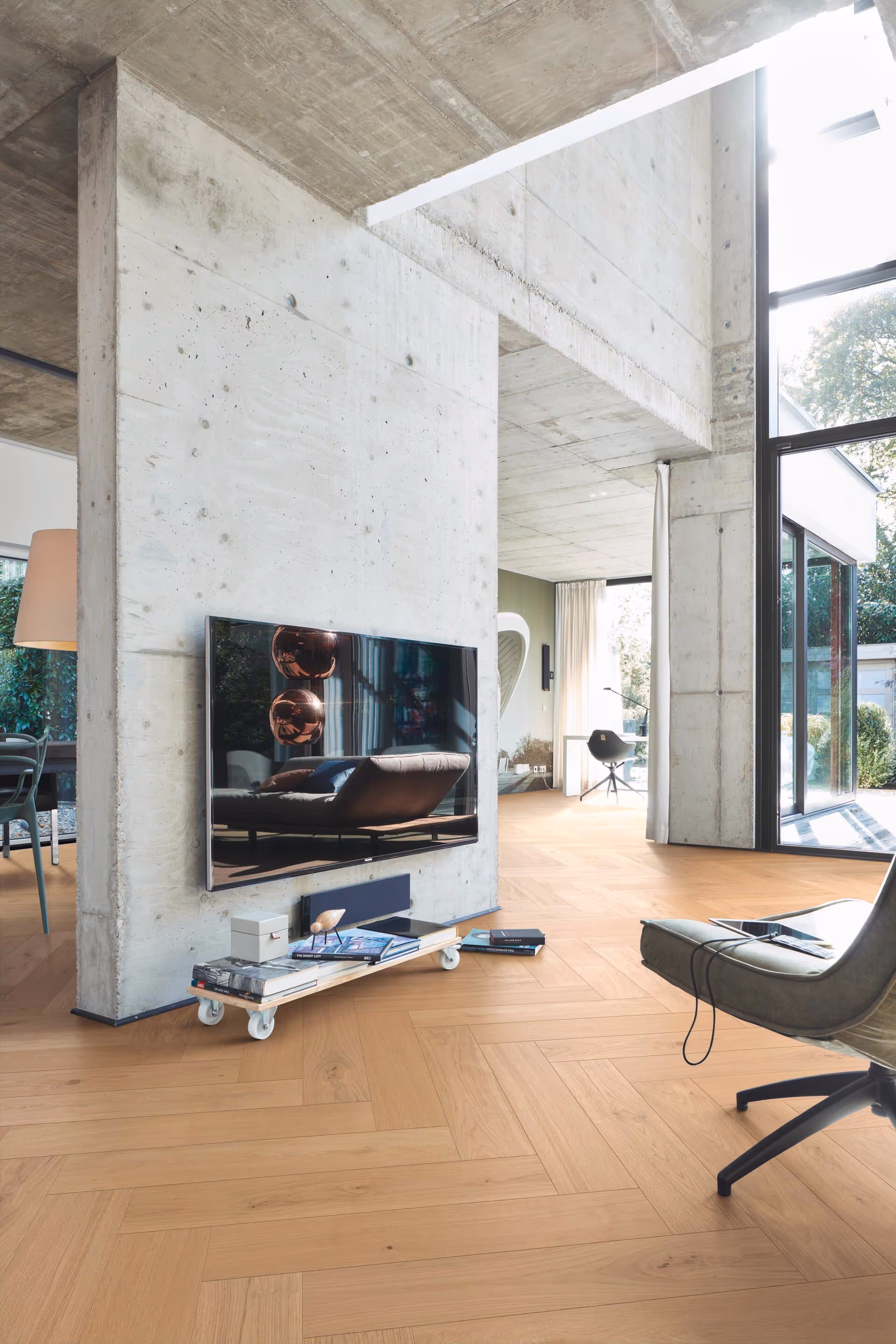 Lame de parquet contrecollé MEISTER Lindura HS 500 chêne Classic pure oak 3