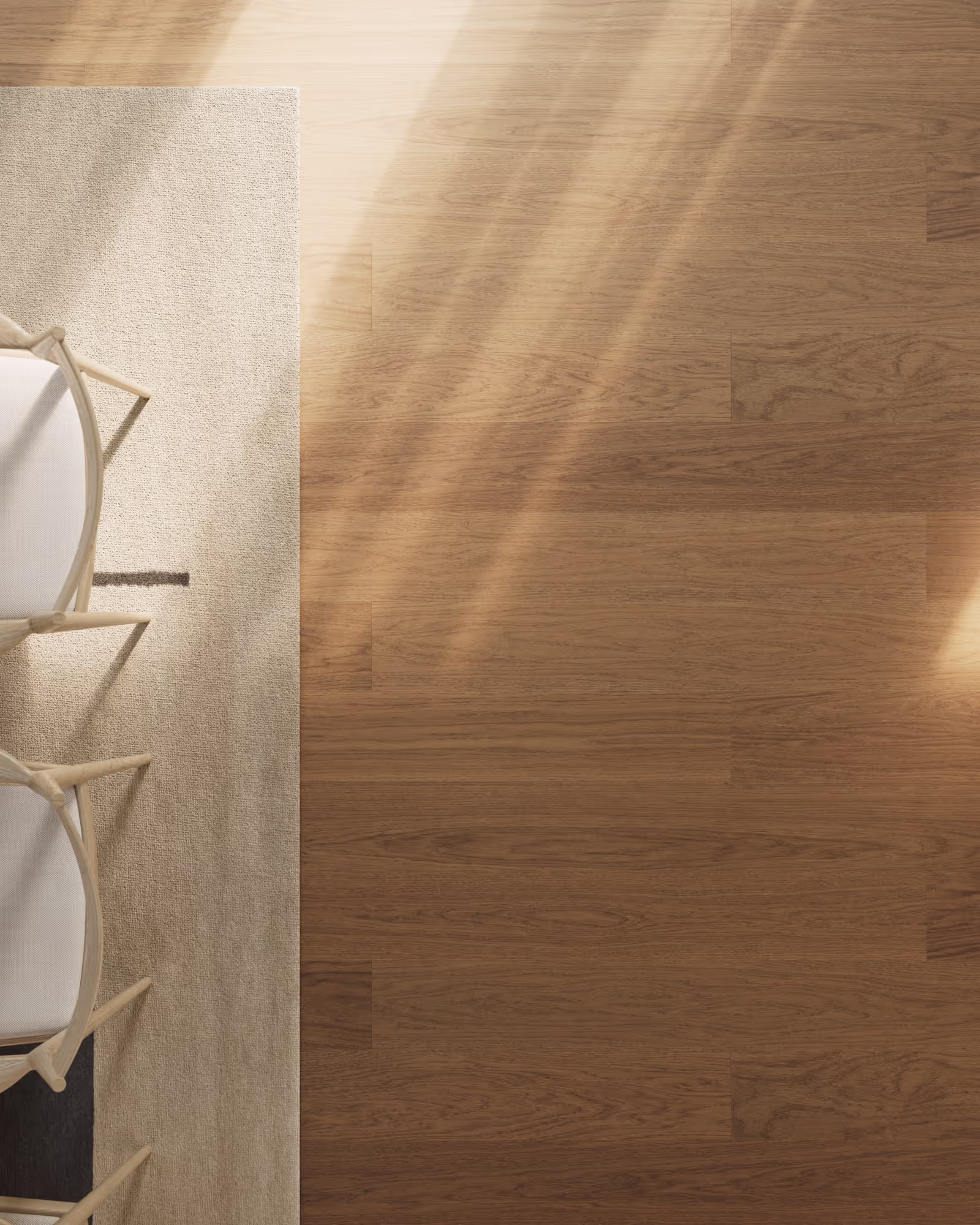 Lame de parquet hybride Bjelin Woodura Venestad chêne Terra Brown 3