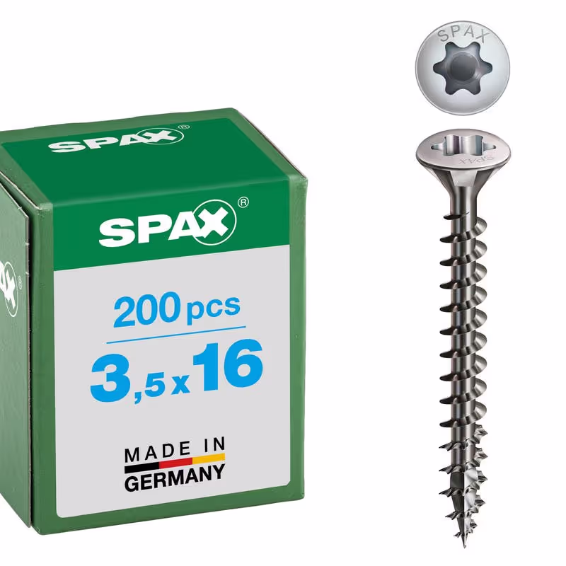 Vis universelle SPAX inox A2 tête bombée 2