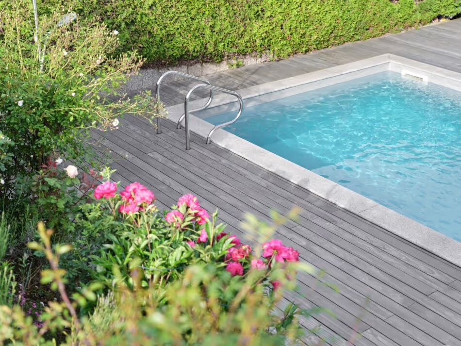 Terrasse durable en Allemagne : élégance et longévité avec l'Accoya Gris