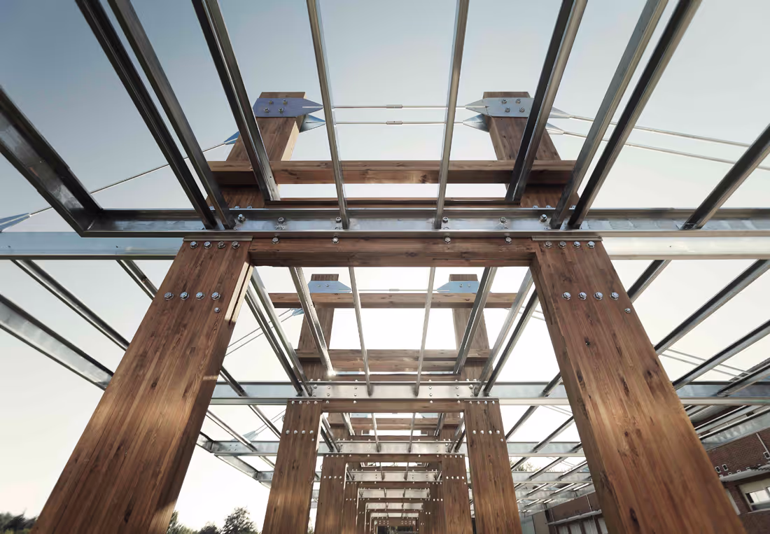 Accoya decking at the British Council School in Madrid