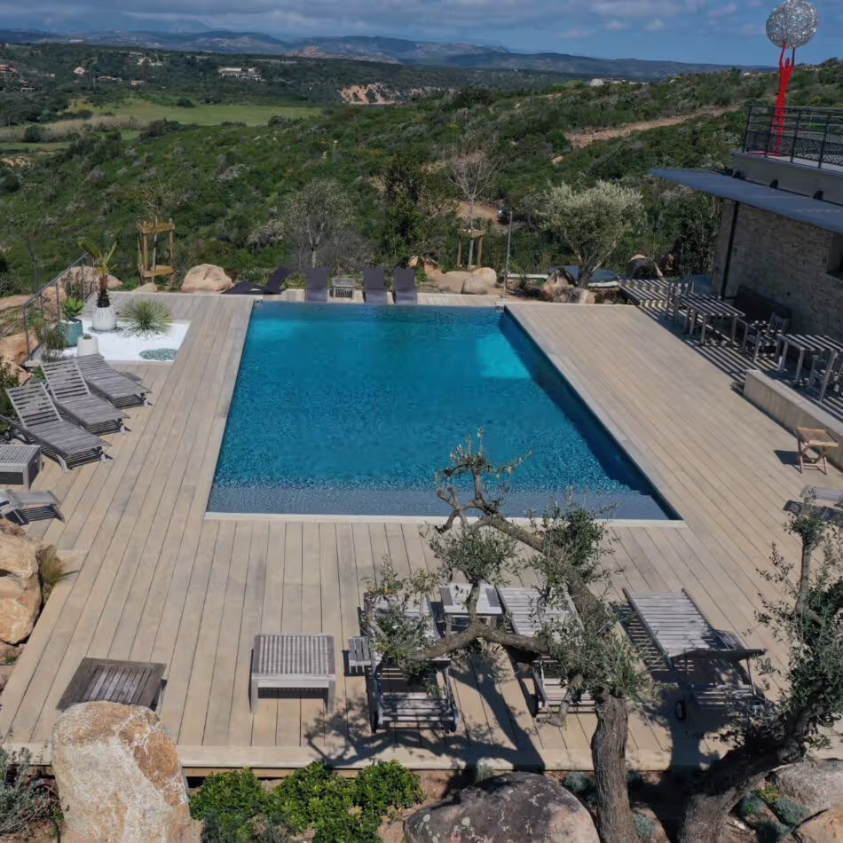 Two Accoya decks in Corsica