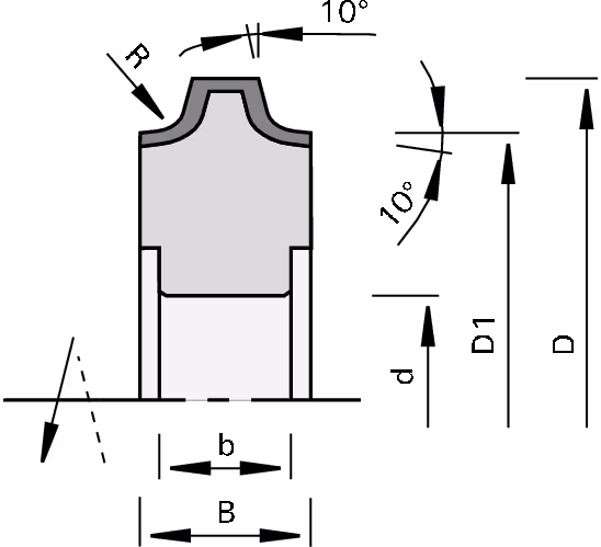 HW edge rounding tool bodies LEUCO 2