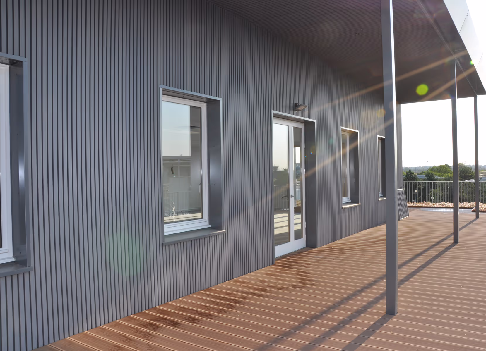 Office building roof extension