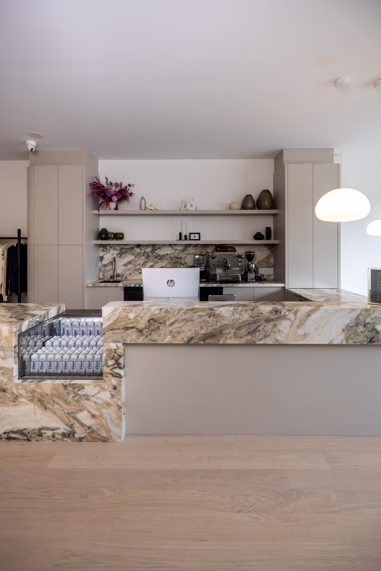 Energy meets durability in this yoga studio
