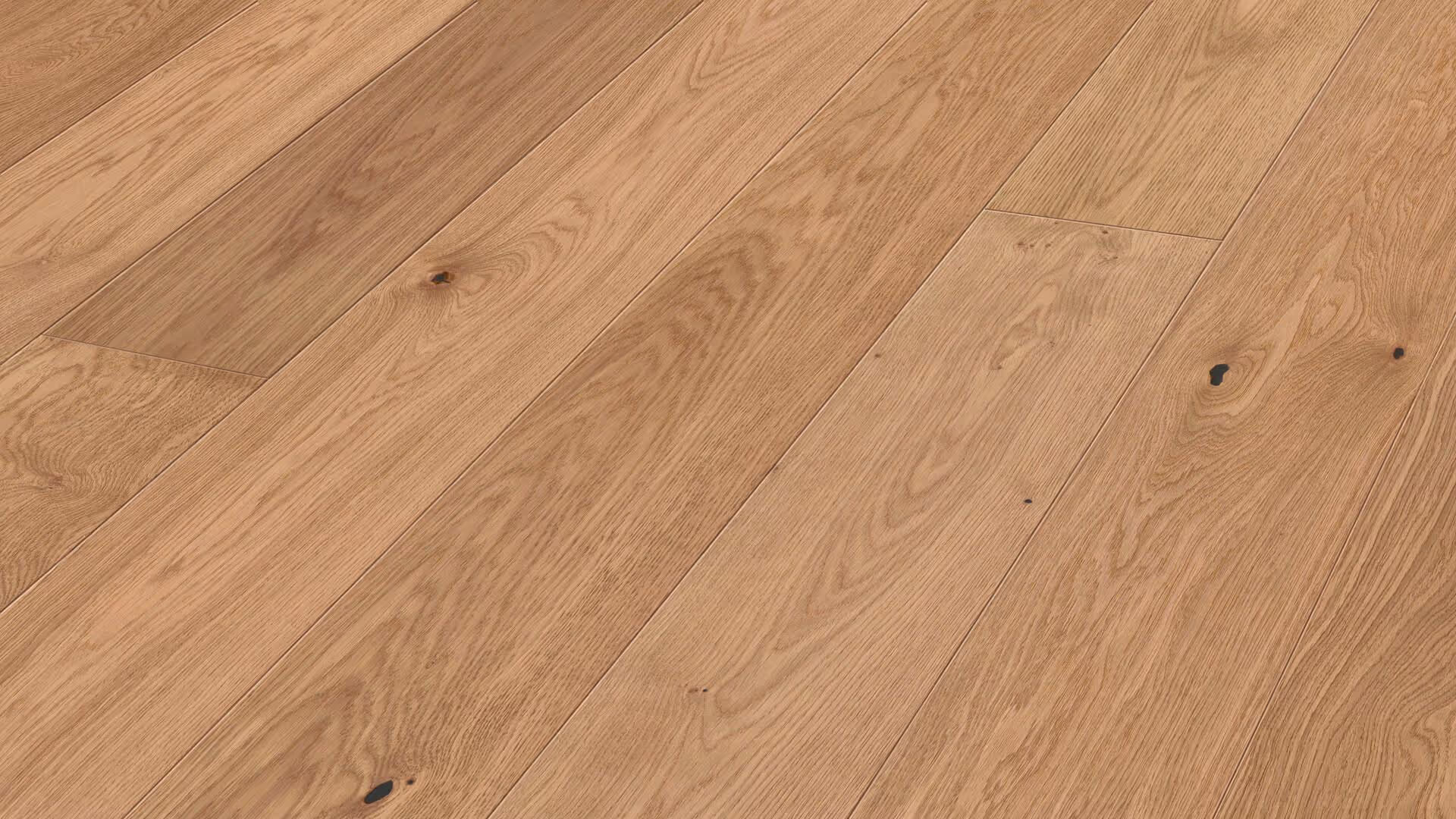 Lame de parquet contrecollé MEISTER Wood Flooring Natureflex HD 100 chêne Oak lively
