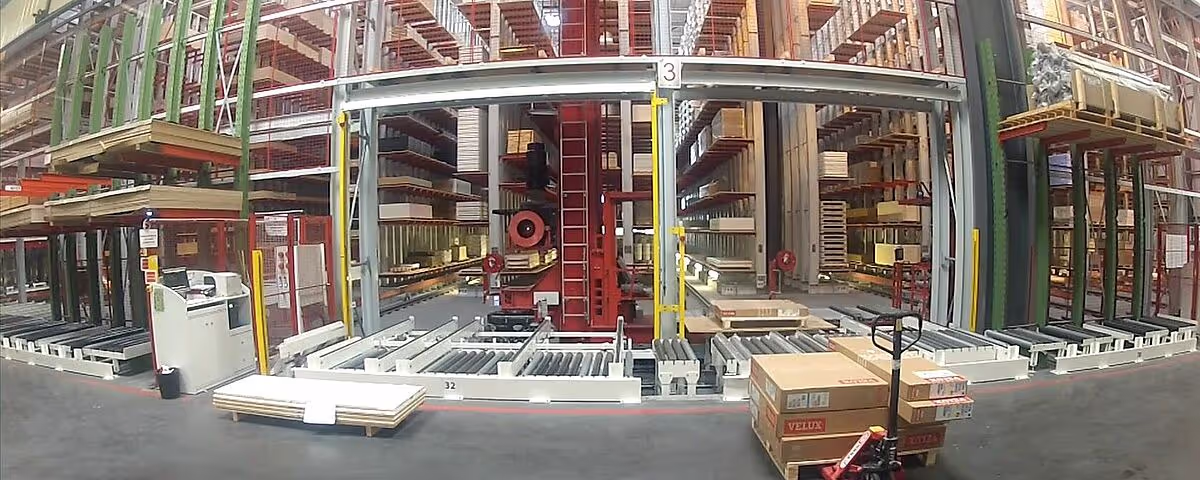 OHRA automated stacker crane and warehouse management software 5