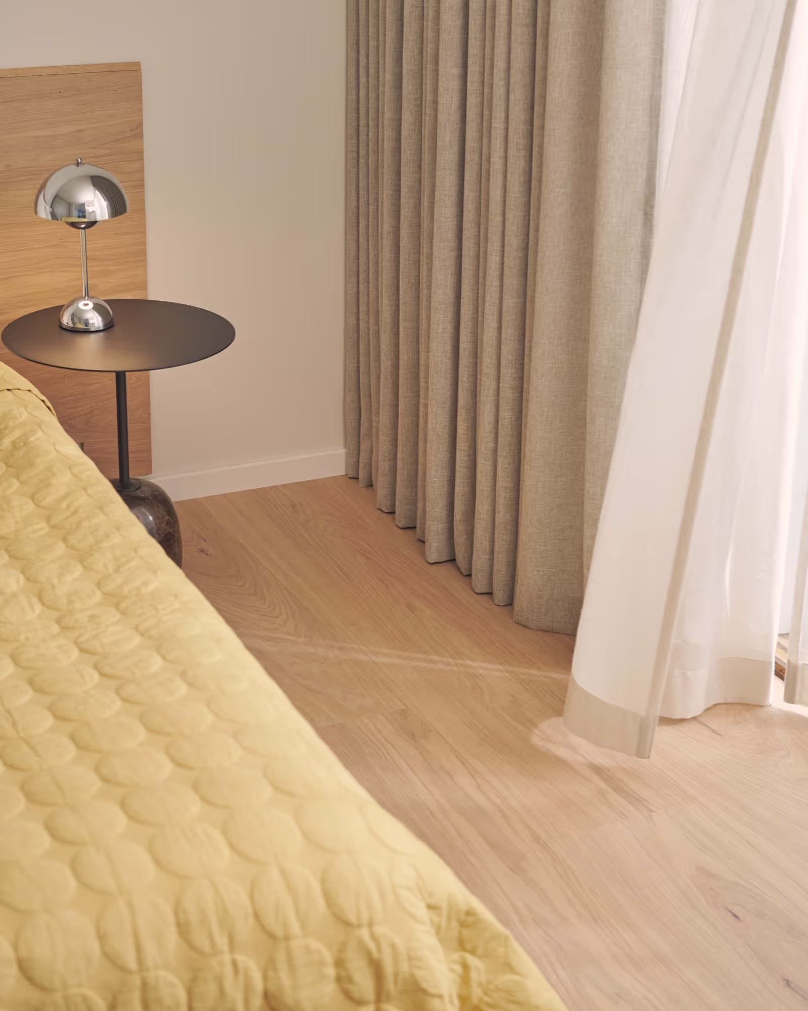 Lame de parquet hybride Bjelin Woodura Höja chêne Misty White 3
