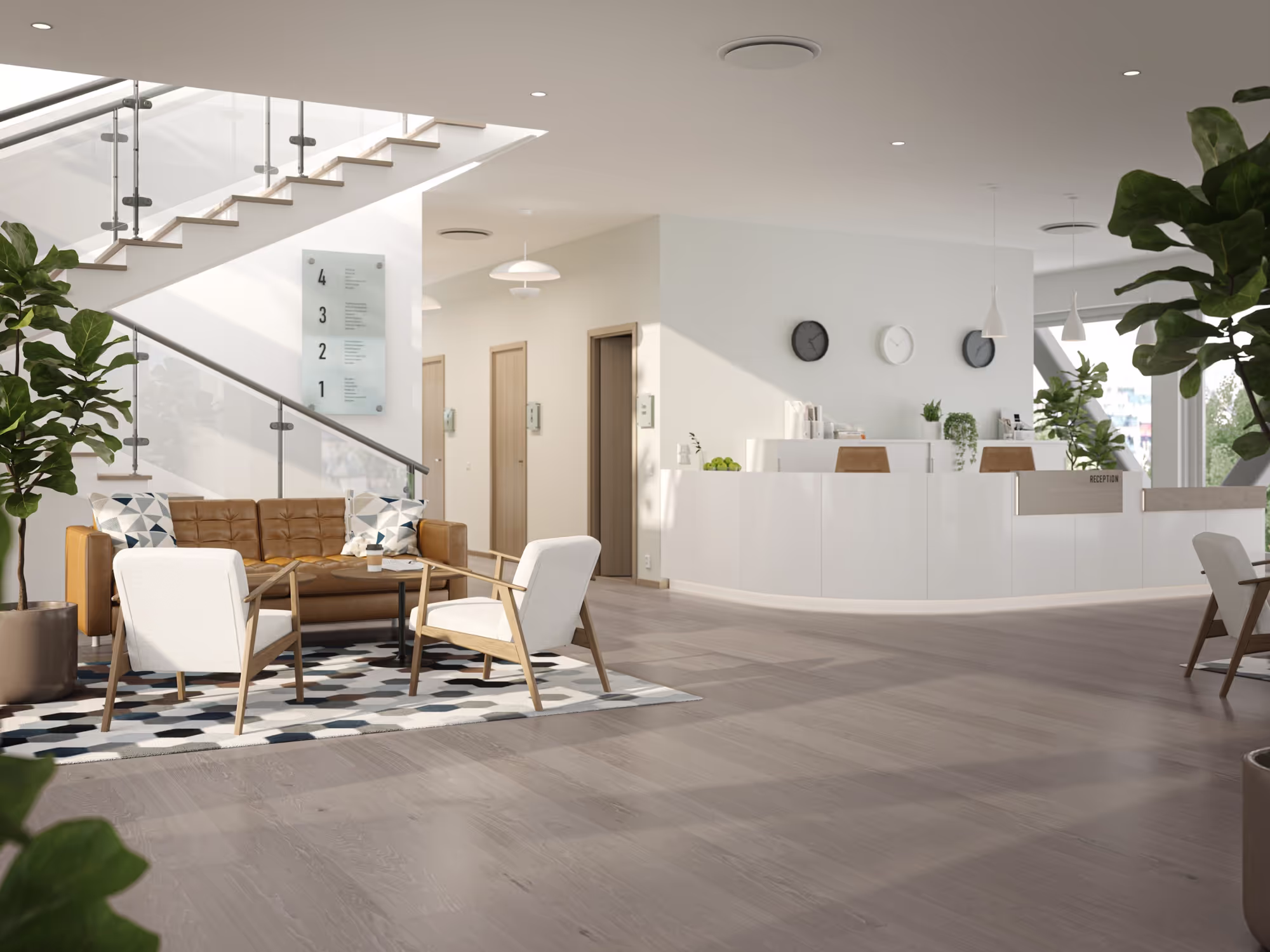 Lame de parquet hybride Bjelin Woodura Rya chêne Silver 2