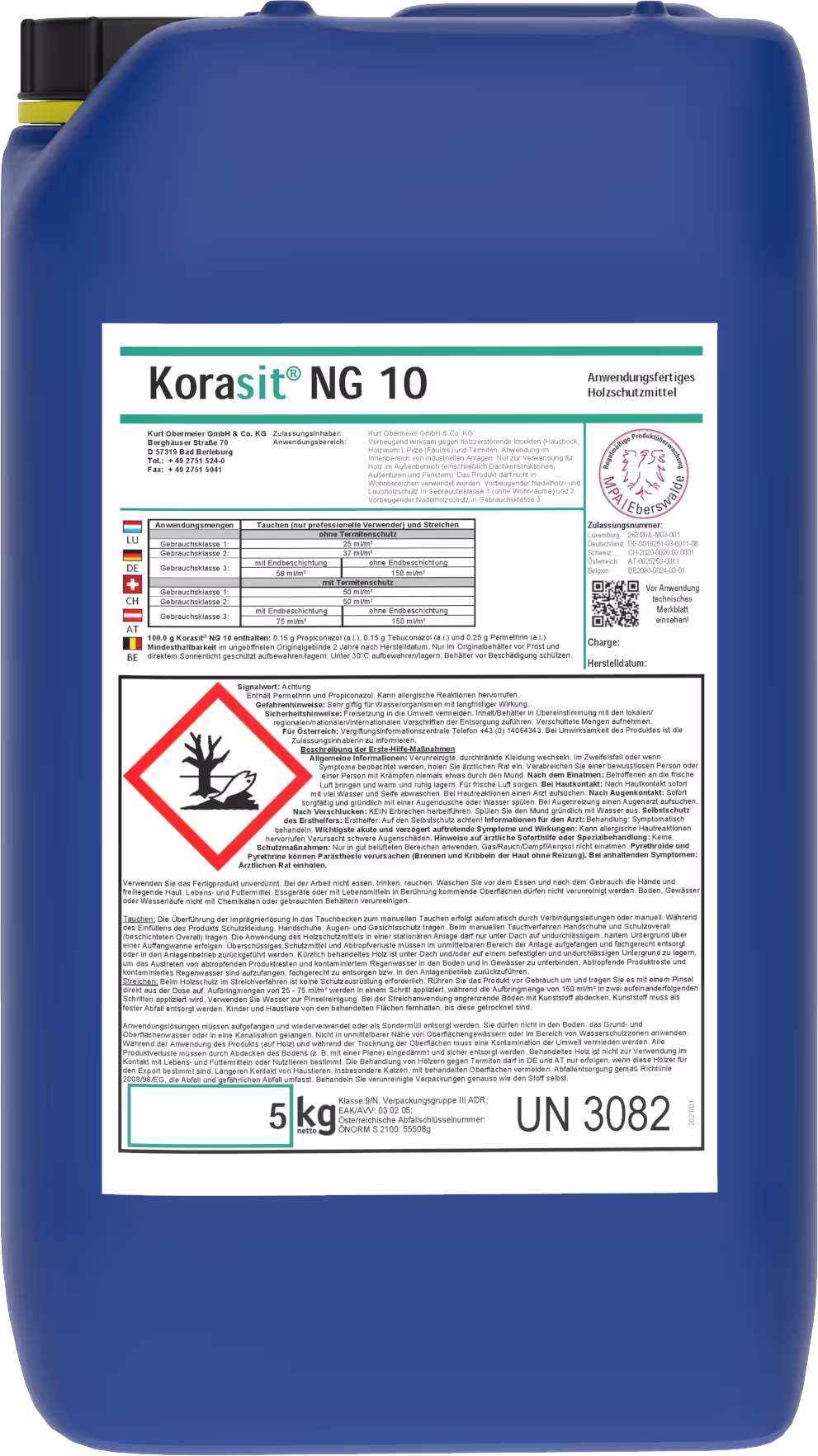Produit de préservation bois prêt à l'emploi Korasit NG 10