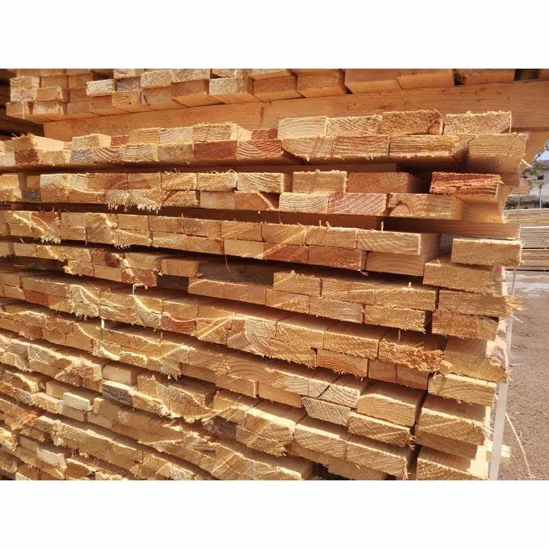 Plank 27x80 Fir / Spruce Sawn Natural (untreated) Grade 2-3 in 2m 2