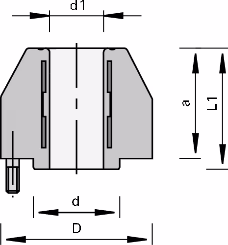 Hydro clamping chucks PS 2000-E LEUCO, tool bolted directly 2