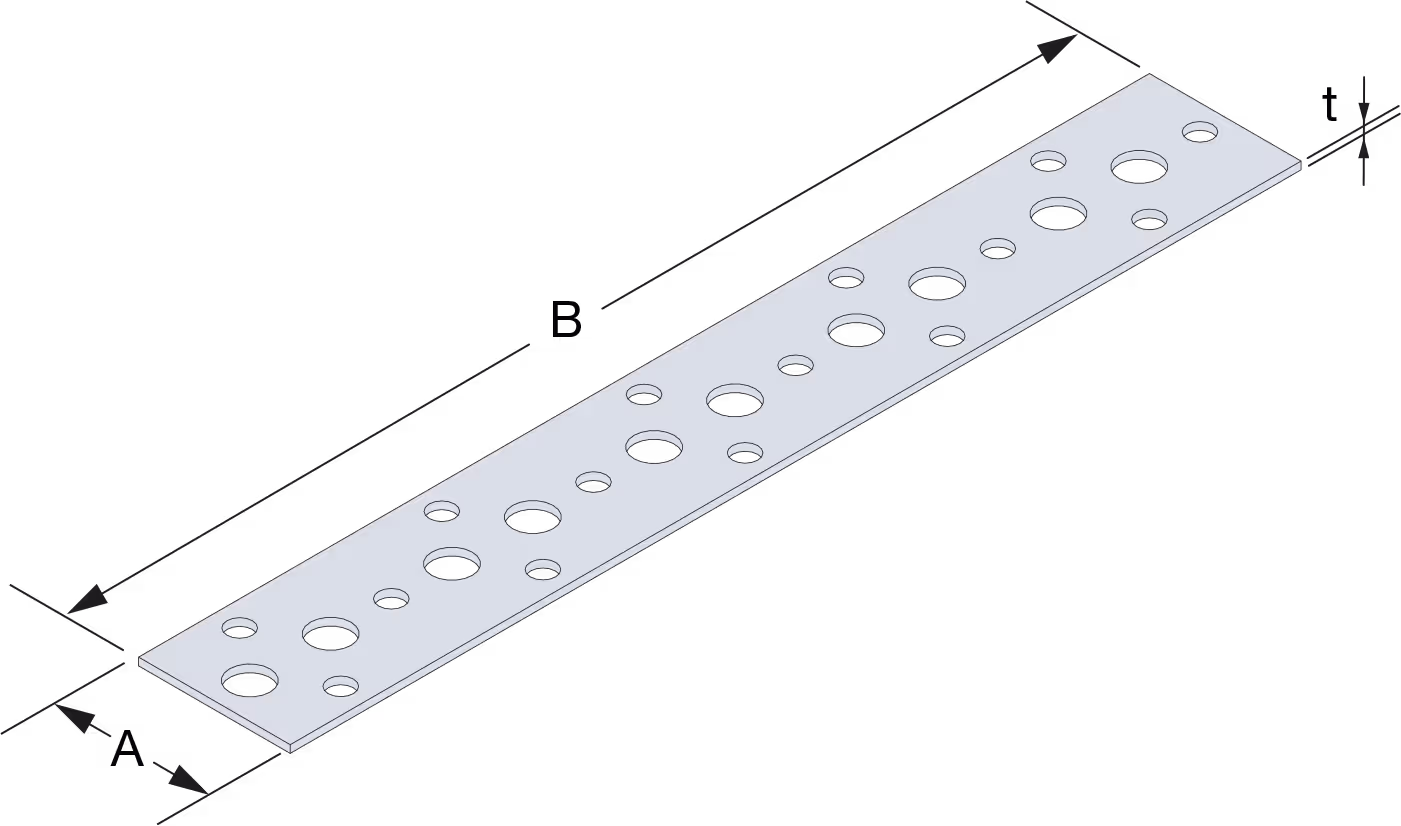 FPIX Feuillard perforé - Inox A2 3