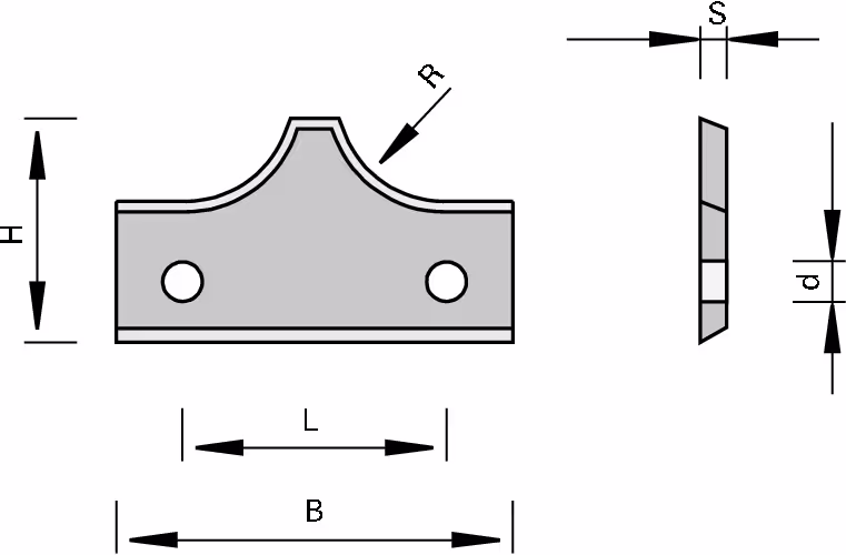 HW rounding indexable inserts with, Reversible inserts / 2