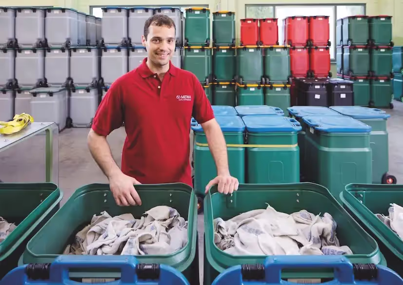 Mewa sécurise le stockage des lavettes avec son conteneur SaCon