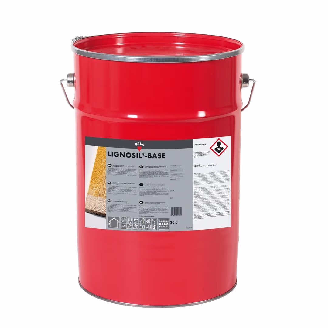 KEIM Lignosil-Base – Impression pour bardage bois extérieur en phase solvant
