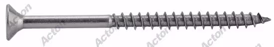 Screw for chipboard, countersunk head six-lobe, partial thread, A4 stainless steel 2