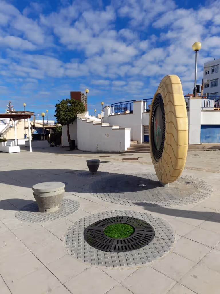 Accoya totems in the Canary Islands