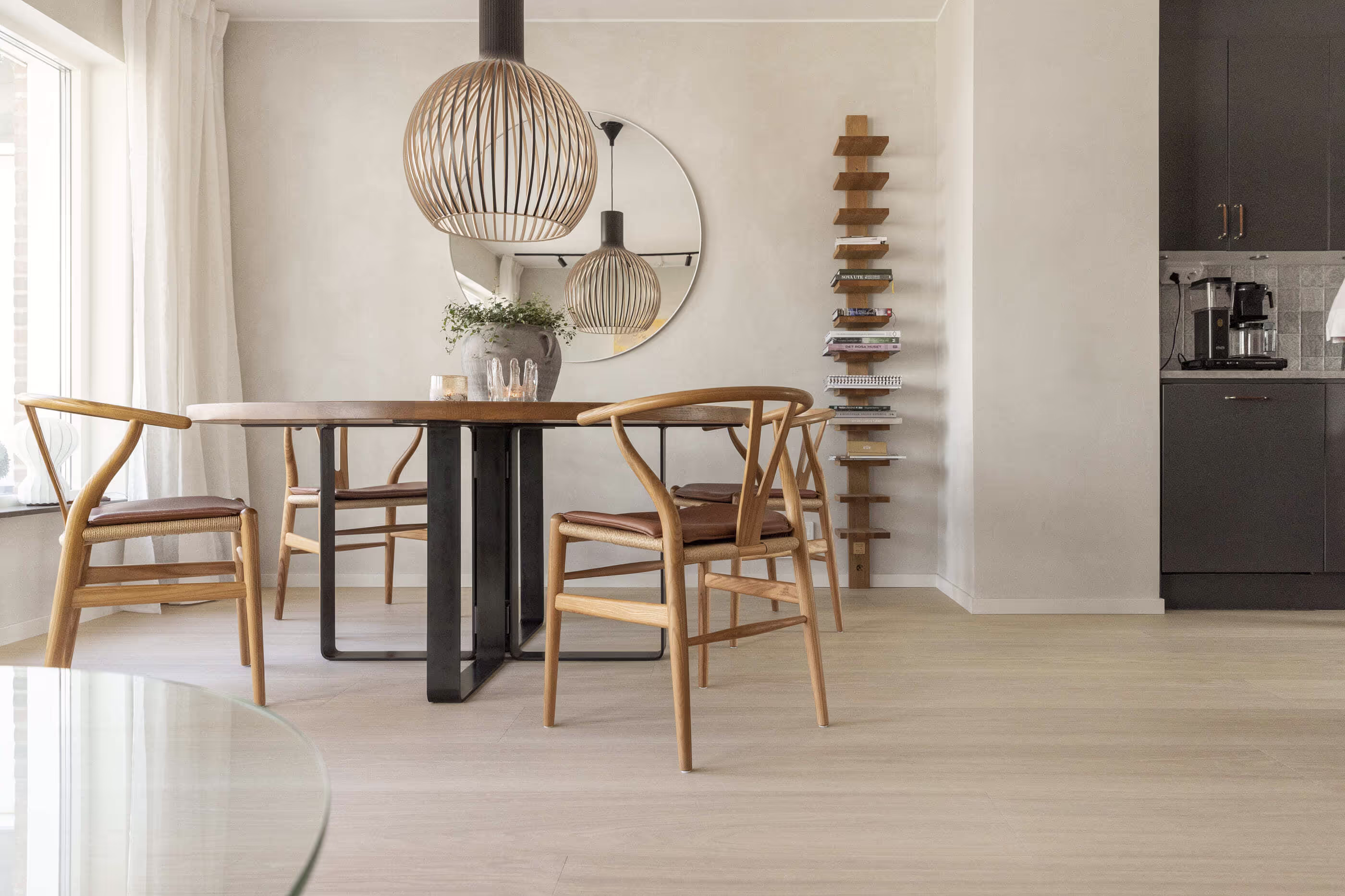 Lame de parquet hybride Bjelin Woodura Larvik chêne Powder White 4
