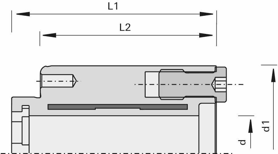 Hydro sleeve LEUCO, bore-type tools on a Ø 30 shaft 2