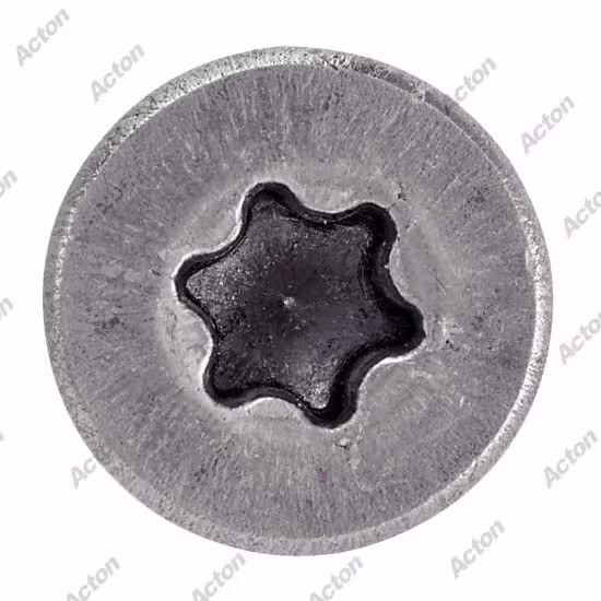 Screw for chipboard, countersunk head six-lobe, fully threaded, A4 stainless steel 3